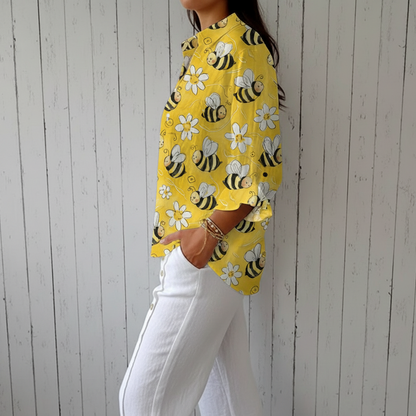 Franka | Blusa con estampado de abejas
