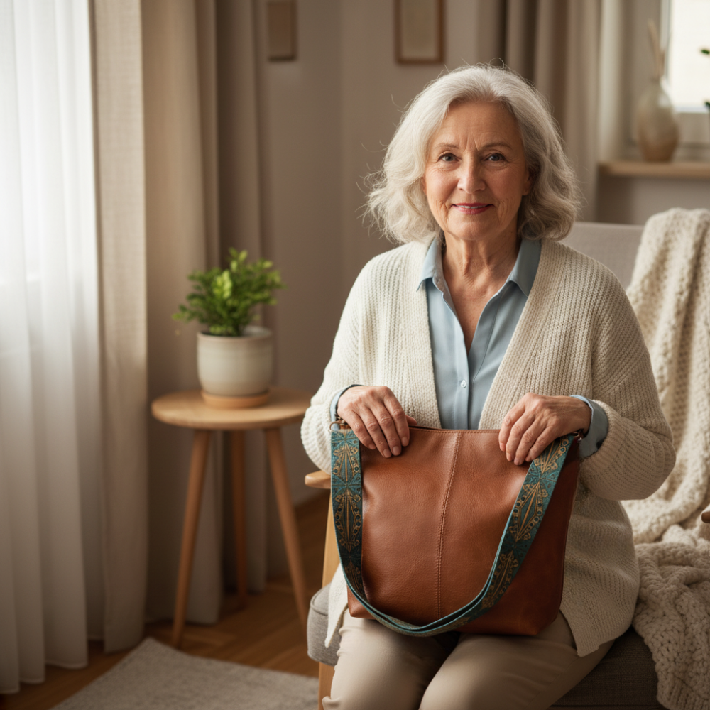 Tamar Bolso de piel vintage