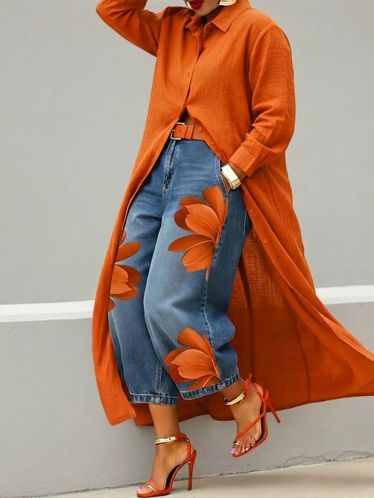 Valeria | Vestido camisero casual de lino y algodón para mujer