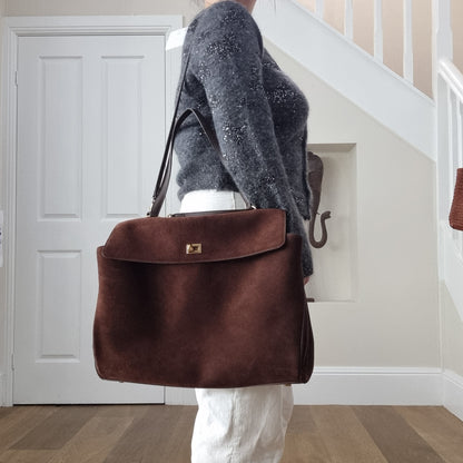 Harper Bolso de hombro (gamuza)